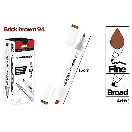Markere creative 2 capete - ART MARKER IPB 2 CAPETE CARAMIZIU 94 PP915-94 nn