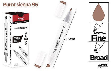 Markere creative 2 capete - ART MARKER IPB 2 CAPETE SIENNA ARSA 95 PP915-95 nn