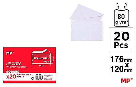 Plicuri simple - PLIC IPB C6+ 176*120MM 20/SET ALB PS004