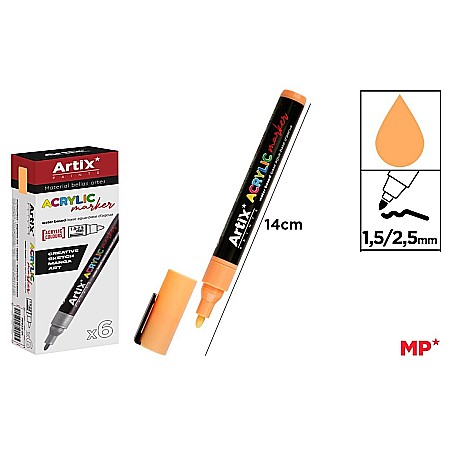 INSTRUMENTE DE SCRIS - MARKER ACRILIC IPB 1.5-2.5MM OCRU PP922-12