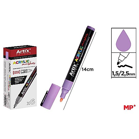 INSTRUMENTE DE SCRIS - MARKER ACRILIC IPB 1.5-2.5MM LAVANDA PP922-22