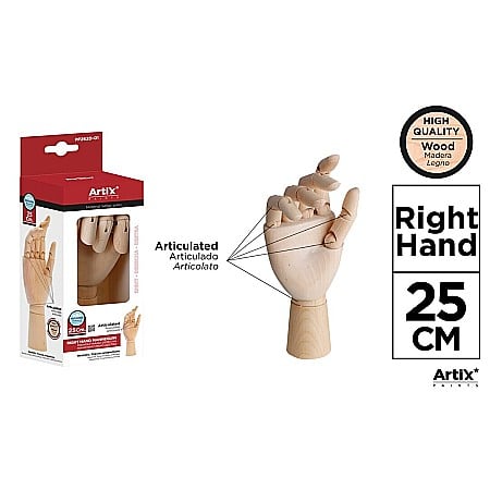 HOBBY - MANECHIN LEMN IPB MANA DREAPTA 25CM PP262D-01