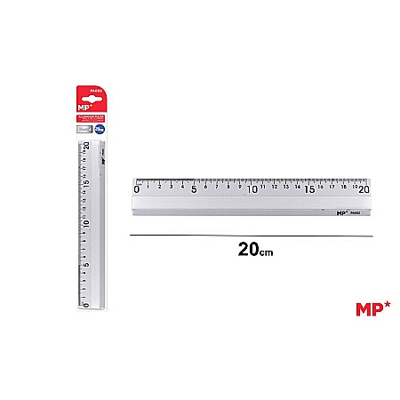 RECHIZITE SCOLARE - RIGLA IPB 20CM ALUMINIU PA002