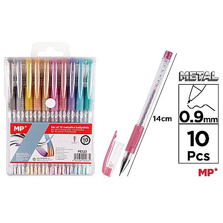 INSTRUMENTE DE SCRIS - PIX IPB 10 CULORI/SET METALIZATE PE123