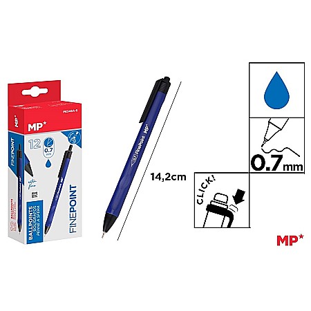 INSTRUMENTE DE SCRIS - PIX IPB 0.7MM CLICK ALBASTRU PE348A-S