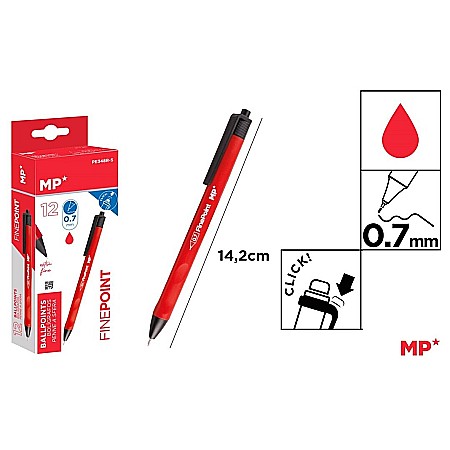 Pixuri cu mecanism - PIX IPB 0.7MM CLICK ROSU PE348R-S