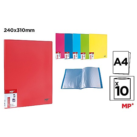 ORGANIZARE SI ARHIVARE - MAPA PREZENTARE A4 PP 10 FOLII CULORI FLUORESCENTE PC311