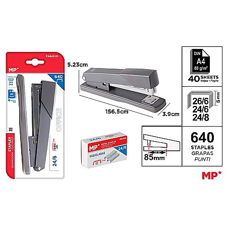 ARTICOLE DE BIROU - CAPSATOR IPB 24/6,24/8,26/6, 40 COLI + 640 CAPSE CULORI ASORTATE PA642-01