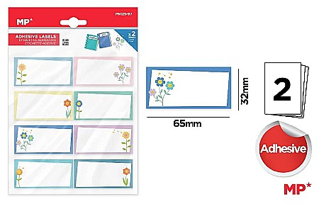RECHIZITE SCOLARE - ETICHETE SCOLARE ADEZIVE IPB 2 COLI/SET FLORI PN125-97
