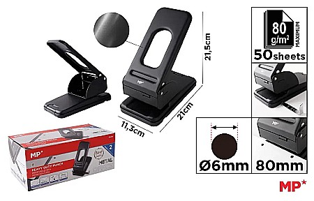 Perforatoare - PERFORATOR IPB 50 COLI 2 PERFORATII NEGRU PA643