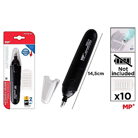 RECHIZITE SCOLARE - RADIERA ELECTRICA IPB CU 10 REZERVE NEAGRA PG179-03