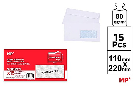 HARTIE PRODUSE DIN HARTIE - PLIC IPB DL 220*110M 15/SET ALB CU FEREASTRA DREAPTA PS003V