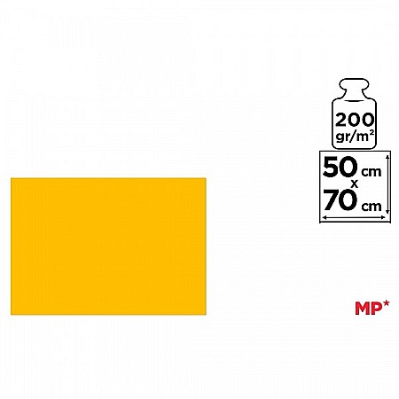 CARTON COLOR IPB 50*70CM 200GR GALBEN INCHIS PN431 [1]