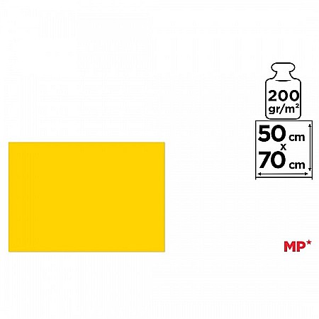 CARTON COLOR IPB 50*70CM 200GR GALBEN LAMAI PN432 [1]