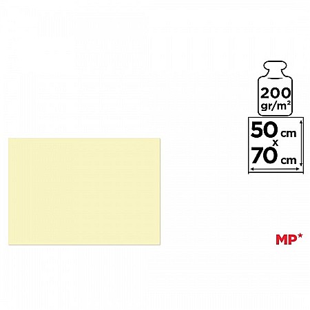 CARTON COLOR IPB 50*70CM 200GR GALBEN DESCHIS PN434 [1]