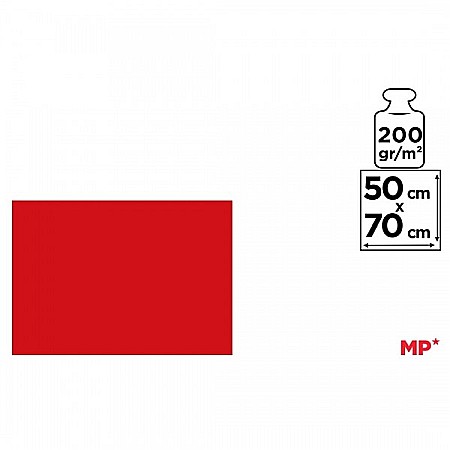 CARTON COLOR IPB 50*70CM 200GR ROSU PN441 [1]