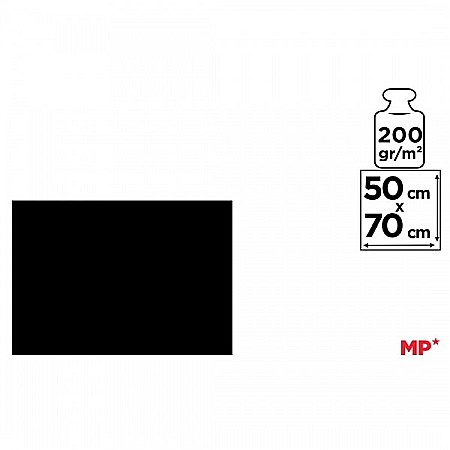 CARTON COLOR IPB 50*70CM 200GR NEGRU PN451 [1]