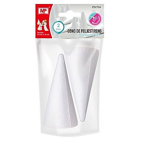 Materiale de Baza pentru Decoratiuni Craciun - CON POLISTIREN IPB 5.5*11CM, 2 bucati PM724