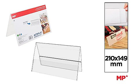 Display de prezentare - SUPORT NUME/PRET IPB 210*149MM DOUA FETE PA966-07