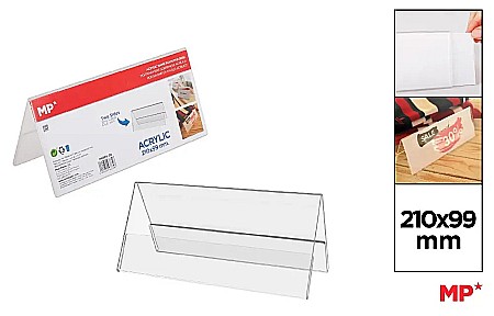 Display de prezentare - SUPORT NUME/PRET IPB 210*99MM DOUA FETE PA966-08