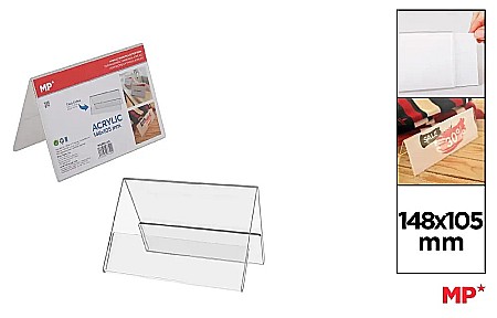 Display de prezentare - SUPORT NUME/PRET IPB 148*105MM DOUA FETE PA966-09