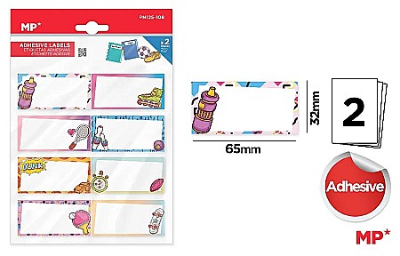 RECHIZITE SCOLARE - ETICHETE SCOLARE ADEZIVE IPB 2 COLI/SET SPORT PN125-108