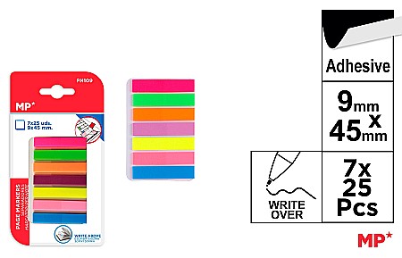 ORGANIZARE SI ARHIVARE - STICK INDEX IPB 7 CULORI STEAG 9*45MM PN109