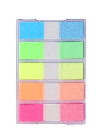 STICK INDEX IPB 5 CULORI PASTEL FLUORESCENT STEAG 12*45MM PN108 [2]