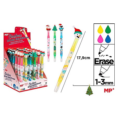 Diverse Articole de Craciun - MARKER IPB 2 CAPETE 1-3MM CU RADIERA FIGURINE DE CRACIUN CH23009