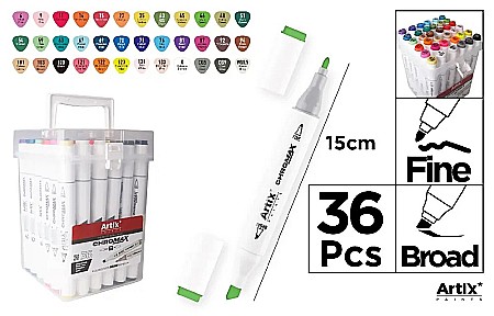 Markere creative 2 capete - ART MARKER IPB 2 CAPETE 36 CULORI/SET PP927-36