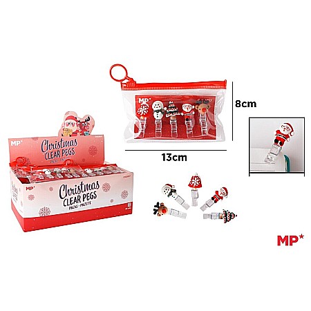 Diverse Articole de Craciun - CLIPS HARTIE IPB 5/SET FIGURINE CRACIUN CH23017