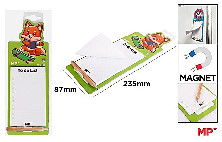 Carnetele/ notesuri/ bloc-notesuri - NOTES MAGNETIC IPB CU CREION 8.7*23.5CM VULPE PN124-02