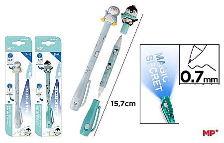 Instrumente pentru scris kids - PIX IPB CU GEL INVIZIBIL PINGUIN PE260-11