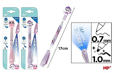 Instrumente pentru scris kids - PIX IPB CU GEL INVIZIBIL PISICUTA PE260-12