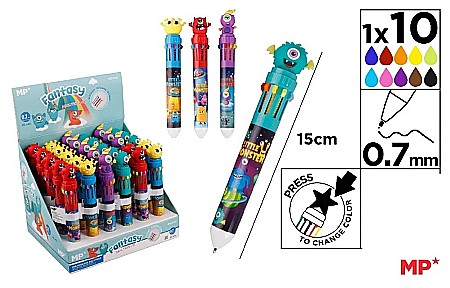 Instrumente pentru scris kids - PIX IPB 10 CULORI FANTASY MONSTRII PE253-32
