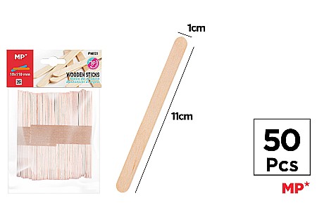 HOBBY - PALETINE LEMN IPB 1*11CM 50/SET NATUR PM021