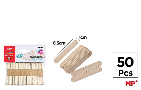 HOBBY - PALETINE LEMN IPB 1*6.5CM 50/SET NATUR PM025