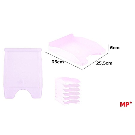 Tavite pentru documente - TAVITA PLASTIC IPB VIOLET DESCHIS TRANSPARENT PO012