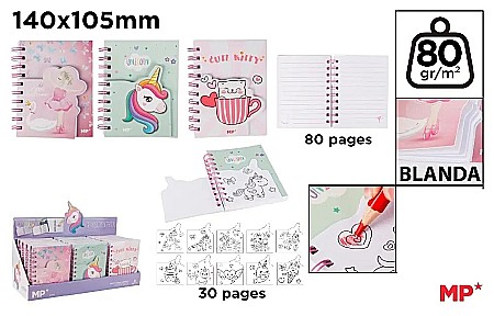 Carnetele scolare - NOTES IPB A6 SPIRA DUBLU CREATIV PB837-01