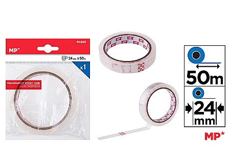 Benzi adezive - BANDA ADEZIVA IPB 24MM*50M TRANSPARENTA PA505