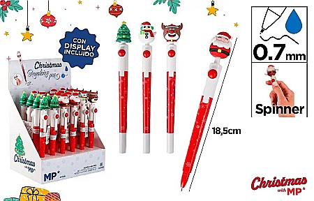 HOBBY - PIX CU GEL IPB 0.7MM SPINNER MOTIV CRACIUN CH24063