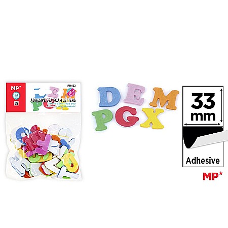 HOBBY - LITERE ADEZIVE SPUMA IPB 33MM CULORI ASORTATE PM152