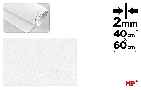HOBBY - COALA GUMATA IPB 40*60CM 2MM ALB PN541