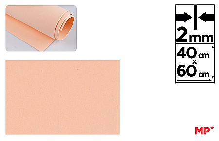 Moosgummi A4, A3, 40x60 - COALA GUMATA IPB 40*60CM 2MM SEPIA PN542