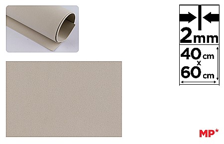 Moosgummi A4, A3, 40x60 - COALA GUMATA IPB 40*60CM 2MM BEJ PN559