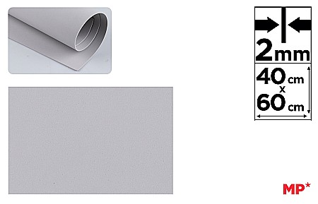 Moosgummi A4, A3, 40x60 - COALA GUMATA IPB 40*60CM 2MM GRI CLAR PN563-5