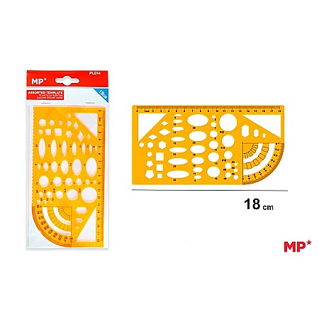 INSTRUMENTE DE DESEN SI PROIECTARE - SABLON PLASTIC IPB FORME GEOMETRICE PL014