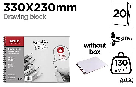 Blocuri de desen - BLOC DESEN TEHNIC IPB 20F 130GR SPIRA PB321