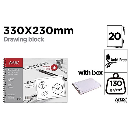 Blocuri de desen - BLOC DESEN TEHNIC IPB 20F 130GR SPIRA PB322