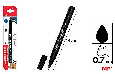 INSTRUMENTE DE SCRIS - MARKER VOPSEA IPB 0.7MM NEGRU PE445